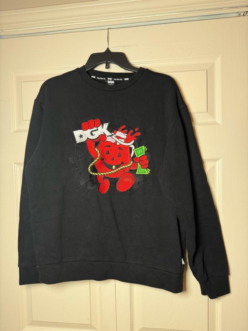DGK x Kool-Aid Smash Black Crewneck Sweatshirt